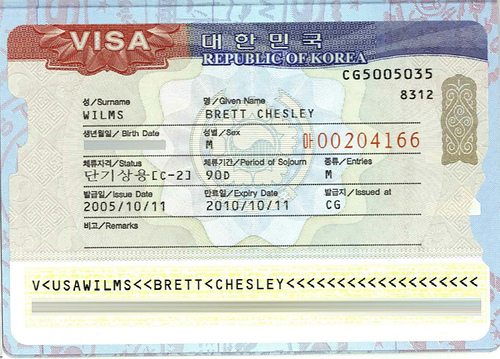 Hướng dẫn thủ tục xin visa Hàn quốc